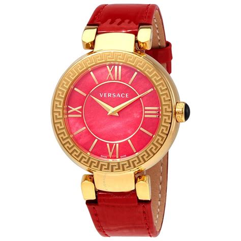 versace leda red dial ladies|Versace Leda Analog Watch in Red .